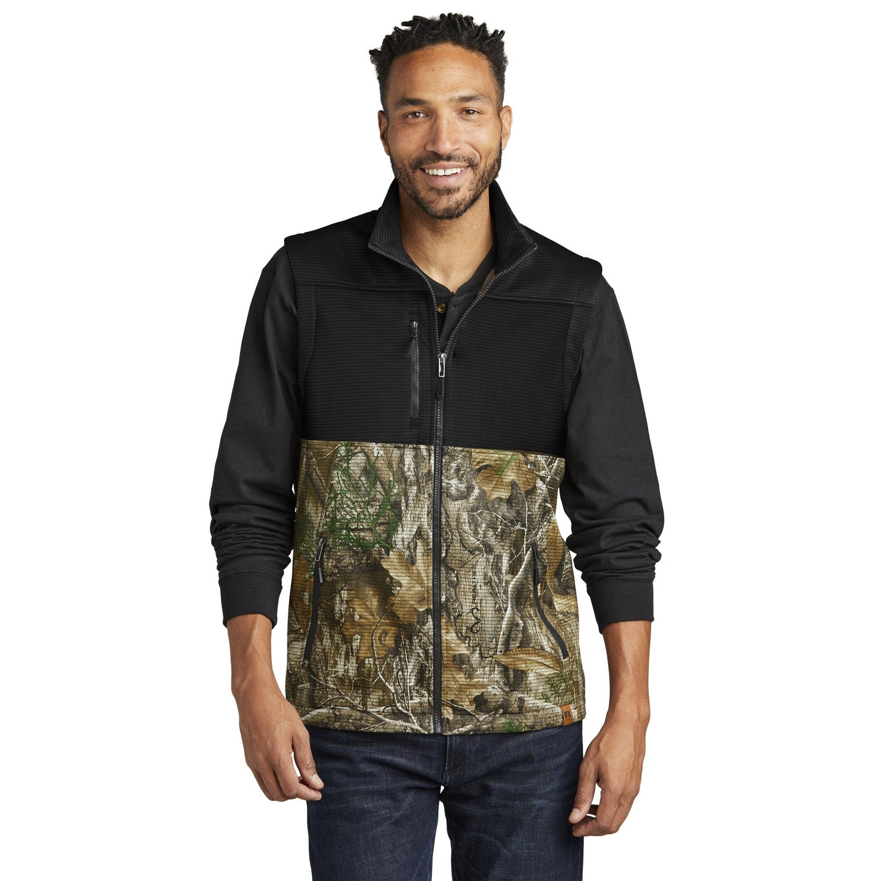 Russell Outdoors-Russell Outdoors™ Realtree® Atlas Colorblock Soft Shell Vest RU604-MedTech-2